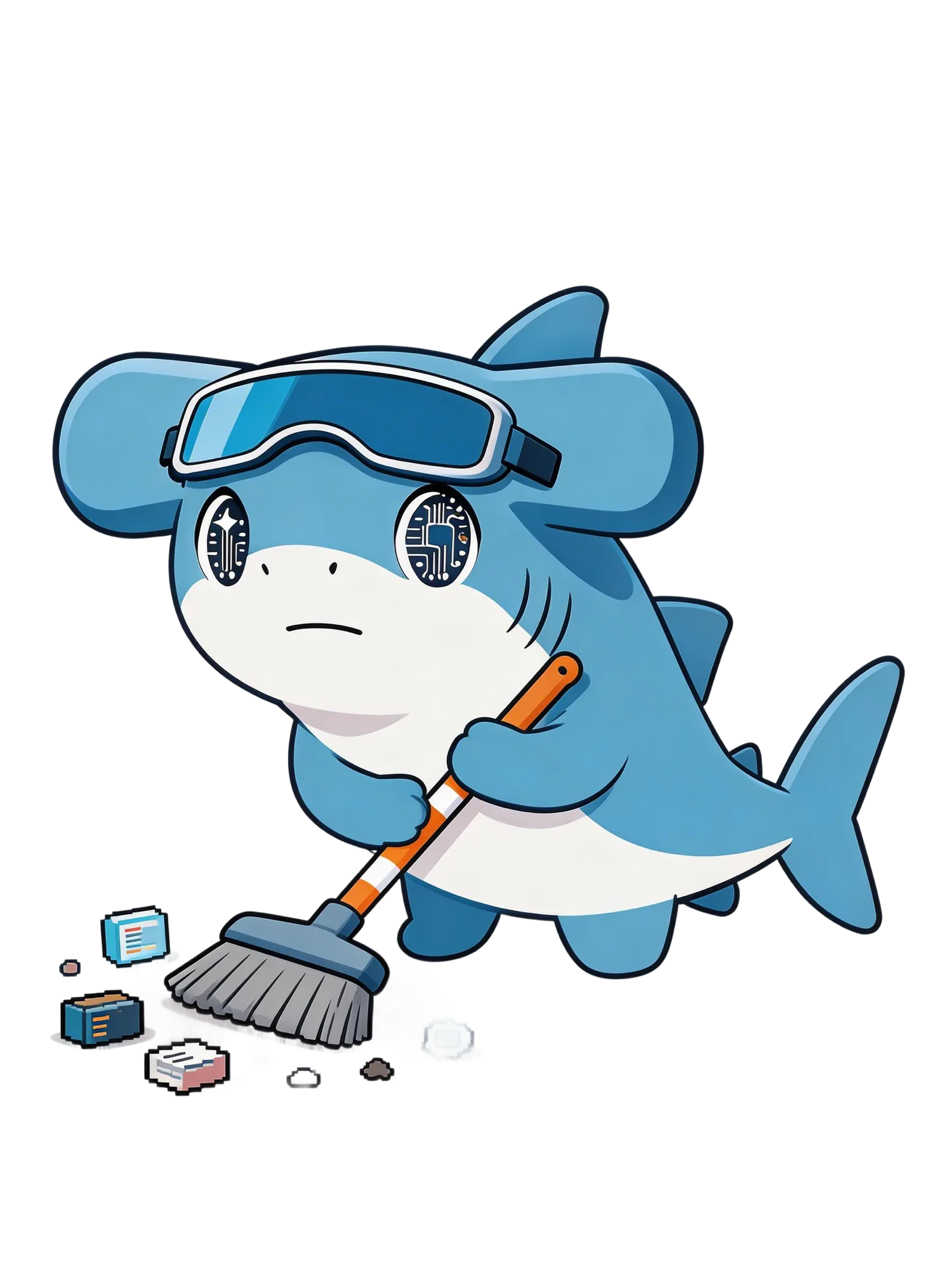 BlueHammer mascot